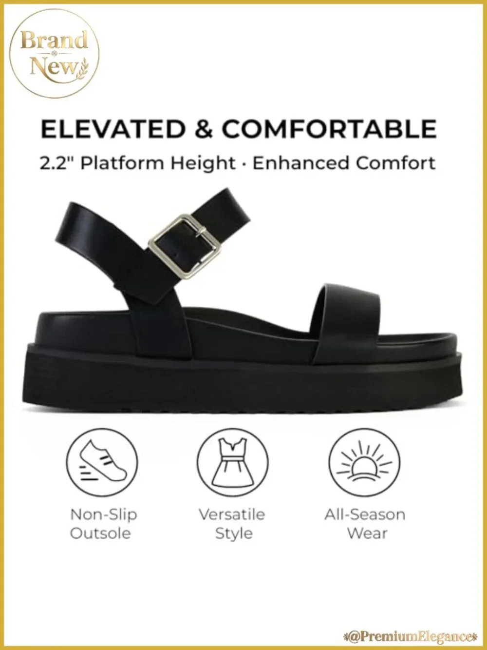 N/A platform sandals